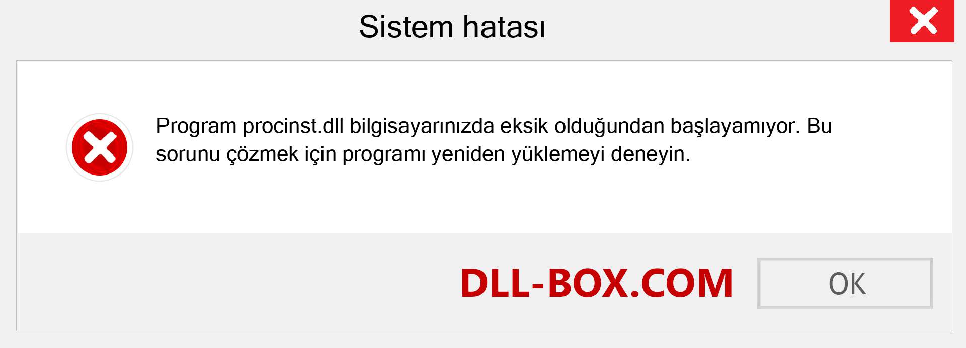 procinst.dll dosyası eksik mi? Windows 7, 8, 10 için İndirin - Windows'ta procinst dll Eksik Hatasını Düzeltin, fotoğraflar, resimler